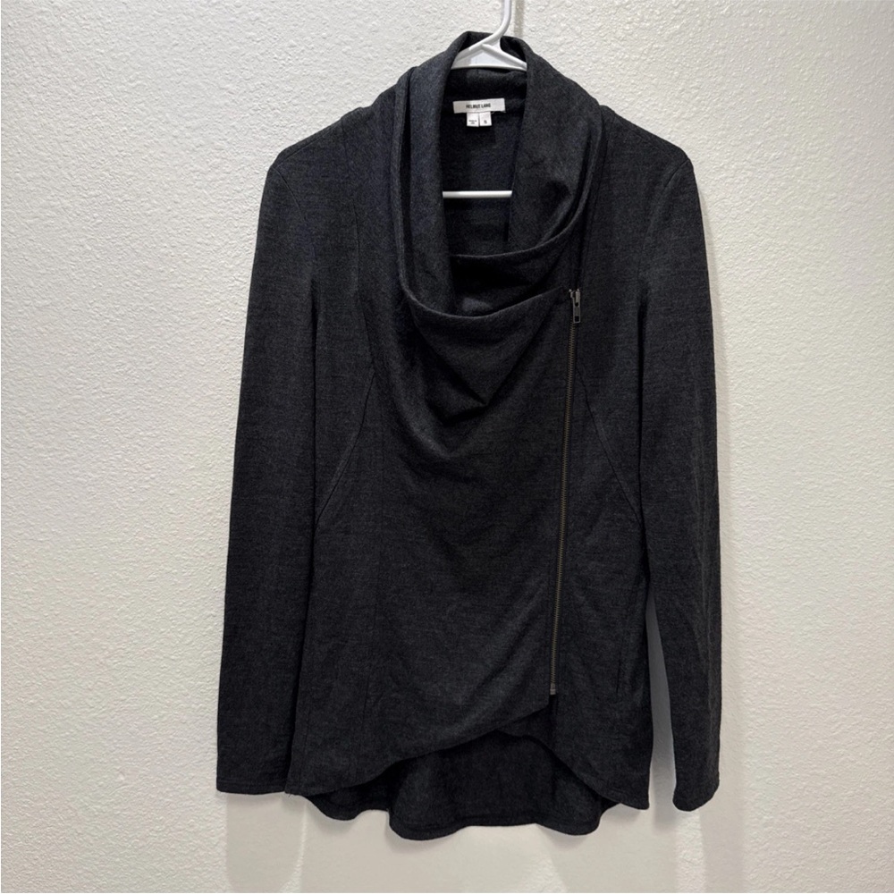 Helmut Lang Charcoal Cowl Neck Sweater size S - Picture 7 of 7